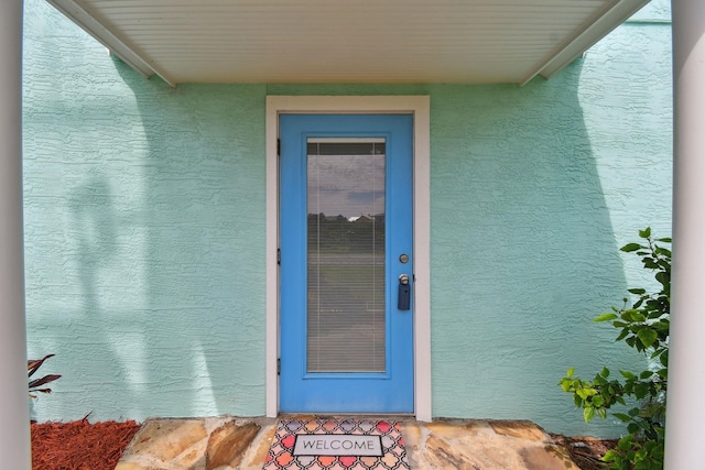 8961 A1A, Saint Augustine, FL 32080 - view of exterior entry featuring stucco siding