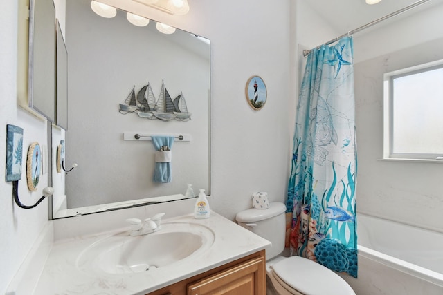 8961 A1A, Saint Augustine, FL 32080 - bathroom featuring vanity and shower / tub combo with curtain