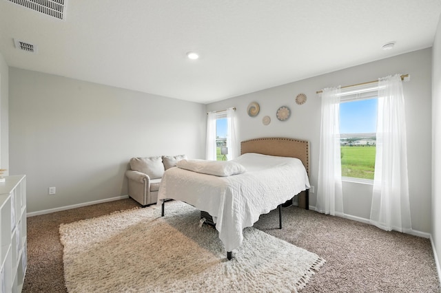 313 Caminha Rd, Saint Augustine, FL 32084 - carpeted bedroom with multiple windows and recessed lighting