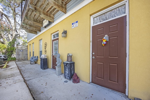 view of entrance to property