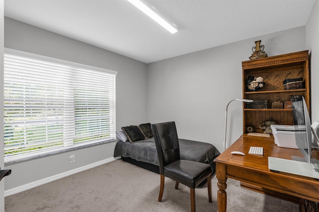 4 Contee Ct, Palm Coast, FL 32137 - office area with light carpet and baseboards