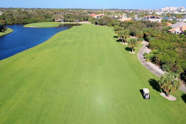 15 Cypresswood Dr, Palm Coast, FL 32137 - birds eye view of property featuring a water view and view of golf course