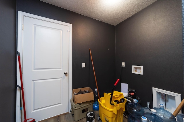 4420 Cedar Ford Blvd, Hastings, FL 32145 - misc room with a textured ceiling and wood finished floors
