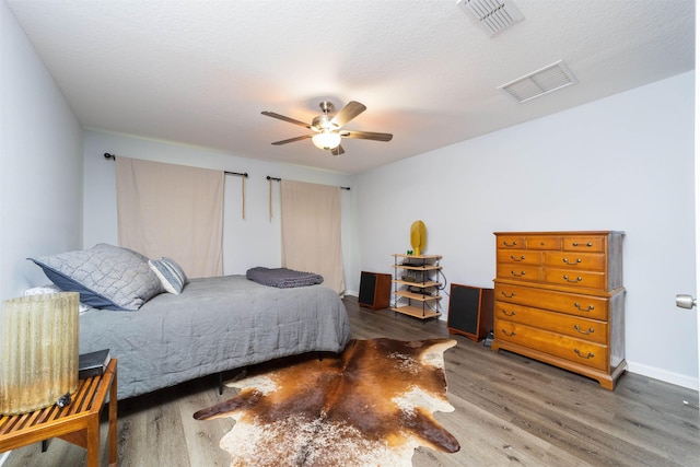 4420 Cedar Ford Blvd, Hastings, FL 32145 - bedroom with wood finished floors and ceiling fan