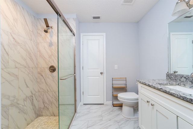 4420 Cedar Ford Blvd, Hastings, FL 32145 - full bathroom featuring tiled shower, vanity, and marble look tiles