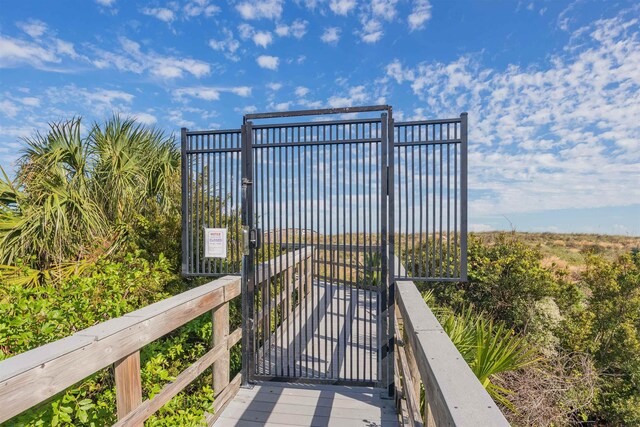 890 A1A Beach Blvd Unit 3, Saint Augustine, FL 32080 - view of gate