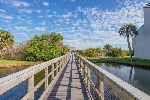 890 A1A Beach Blvd Unit 3, Saint Augustine, FL 32080 - dock area with a water view