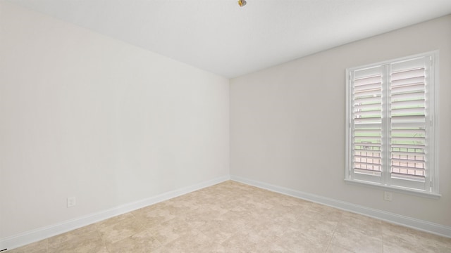 view of empty room