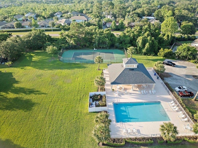 980 Windward Way, Saint Augustine, FL 32080 - view from above of property featuring a pool