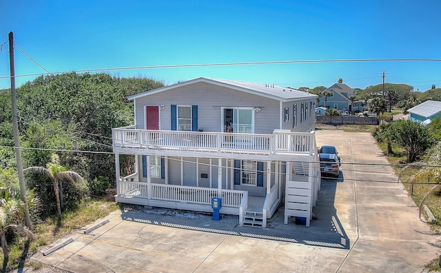 5961 S A1A, Saint Augustine, FL 32080 - view of front of property featuring a porch