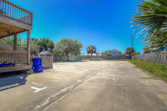 5961 S A1A, Saint Augustine, FL 32080 - fenced backyard with a patio