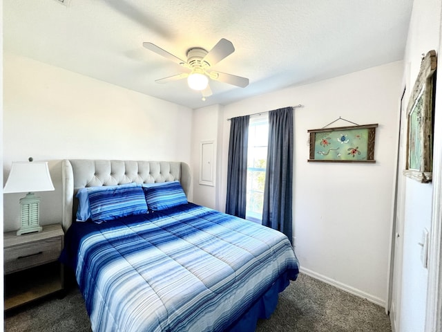 5961 S A1A, Saint Augustine, FL 32080 - bedroom with carpet floors and ceiling fan