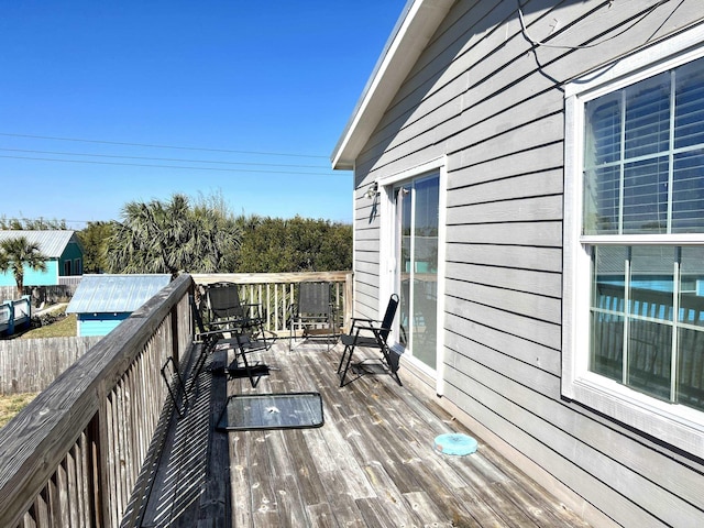 5961 S A1A, Saint Augustine, FL 32080 - view of wooden deck