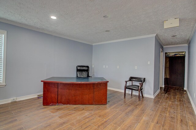 5961 S A1A, Saint Augustine, FL 32080 - empty room featuring wood finished floors and a textured ceiling