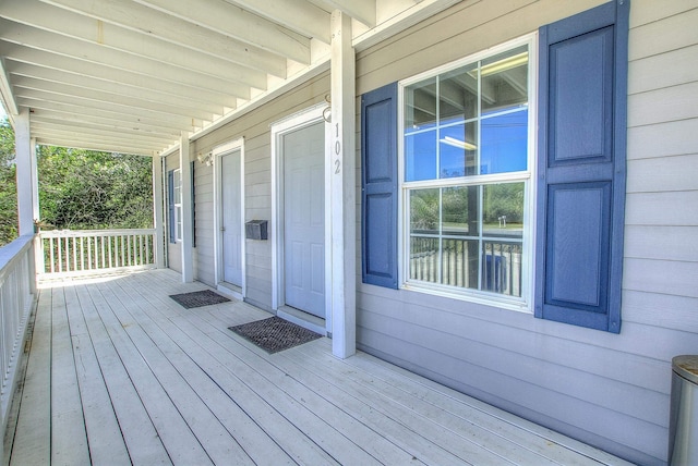 5961 S A1A, Saint Augustine, FL 32080 - view of wooden porch