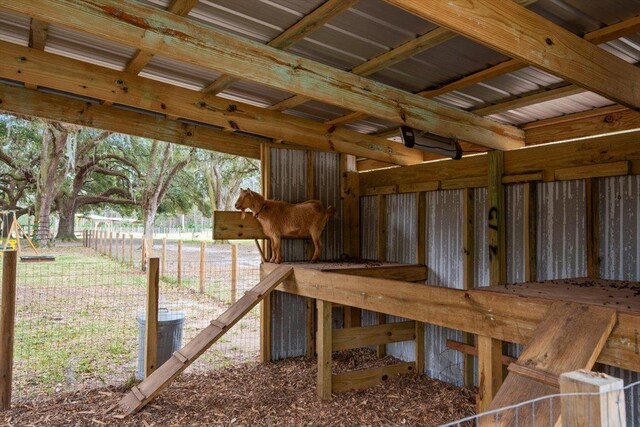 view of stable