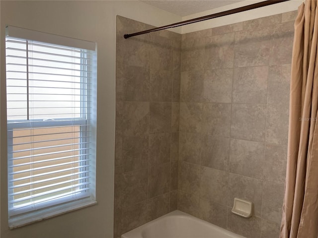 52 Fanshawe Ln, Palm Coast, FL 32137 - bathroom with shower / bath combination with curtain