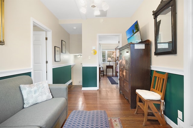 7 Cincinnati Ave, Saint Augustine, FL 32084 - living room featuring hardwood / wood-style flooring and baseboards