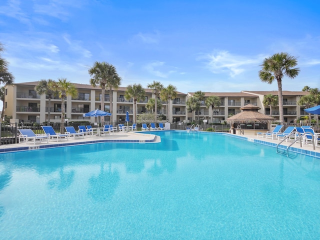 850 A1A Beach Blvd Unit 74, Saint Augustine Beach, FL 32080 - community pool with a gazebo