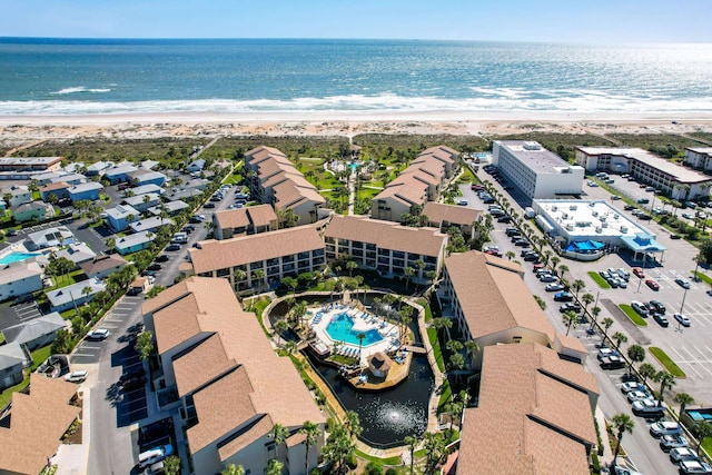 850 A1A Beach Blvd Unit 74, Saint Augustine Beach, FL 32080 - drone / aerial view of a pool and extended coastline
