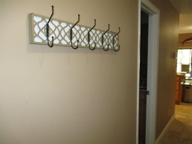 hall with baseboards