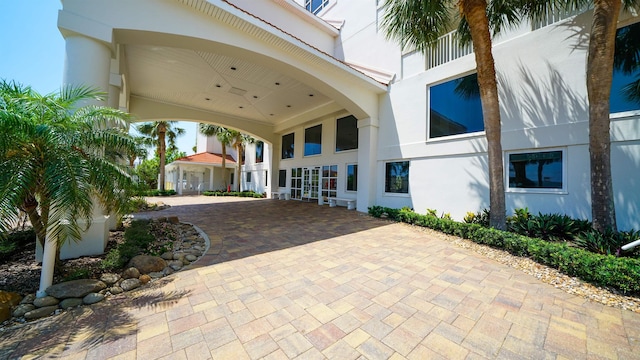 1 John Anderson Dr Unit 218, Ormond Beach, FL 32176 - view of patio / terrace featuring decorative driveway