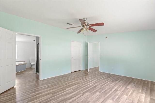 10160 Ebert Ave, Hastings, FL 32145 - spare room featuring ceiling fan and light wood-type flooring