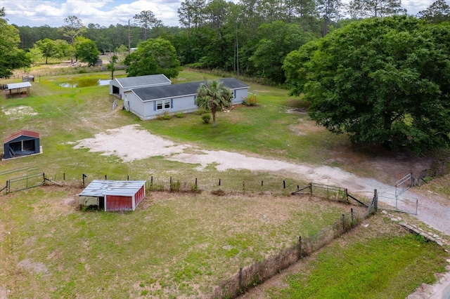 10160 Ebert Ave, Hastings, FL 32145 - aerial view of property and surrounding area
