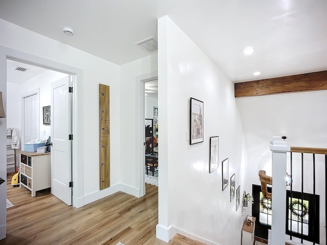 8975 Reid Packing House Rd, Hastings, FL 32145 - hall with light wood finished floors and recessed lighting