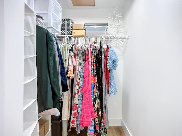 8975 Reid Packing House Rd, Hastings, FL 32145 - walk in closet with wood finished floors
