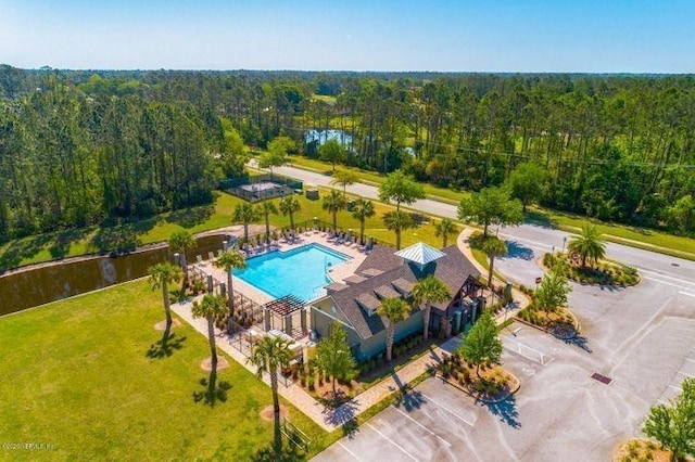 249 La Mancha Dr, Saint Augustine, FL 32086 - birds eye view of property featuring a view of trees