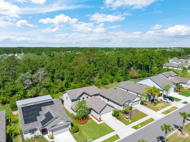 249 La Mancha Dr, Saint Augustine, FL 32086 - bird's eye view with a residential view and a wooded view