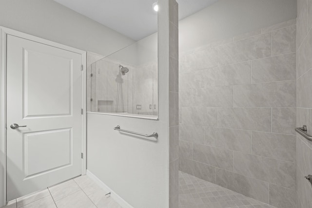249 La Mancha Dr, Saint Augustine, FL 32086 - full bath with a walk in shower and tile patterned flooring