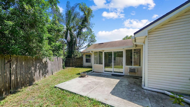 2169 Saint Martins Dr, Jacksonville, FL 32246 - fenced backyard featuring a patio area