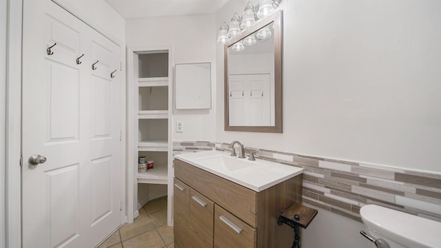 2169 Saint Martins Dr, Jacksonville, FL 32246 - bathroom with vanity and tile patterned floors
