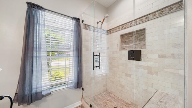 2169 Saint Martins Dr, Jacksonville, FL 32246 - full bathroom featuring a stall shower and healthy amount of natural light