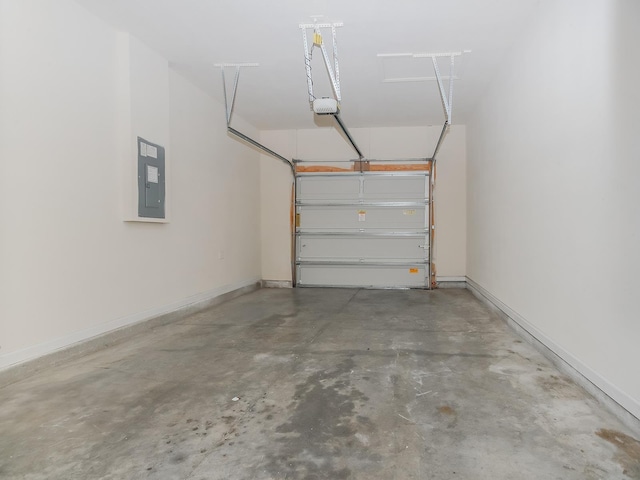 22 Buckley Ct, Saint Augustine, FL 32086 - garage with a garage door opener and electric panel