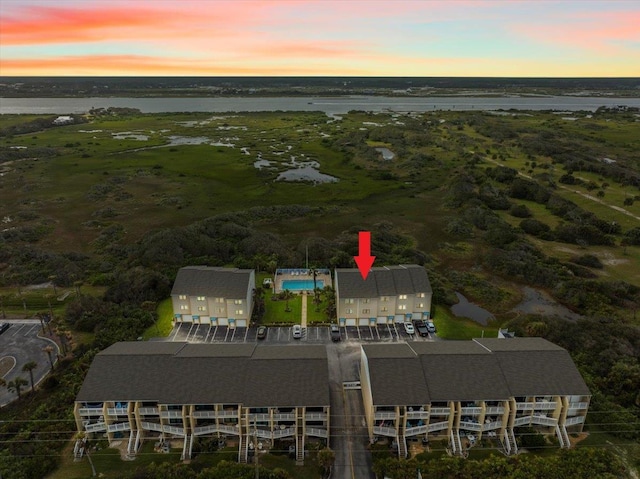 3385 Coastal Hwy Unit 23, Saint Augustine, FL 32084 - aerial view at dusk of a water view
