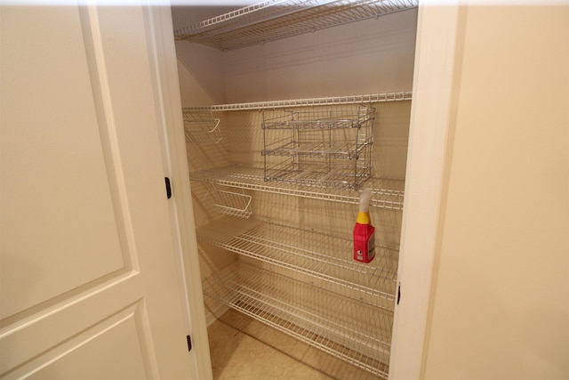 view of closet