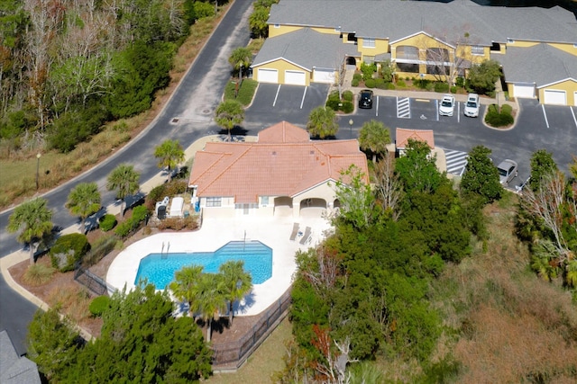 bird's eye view featuring a residential view