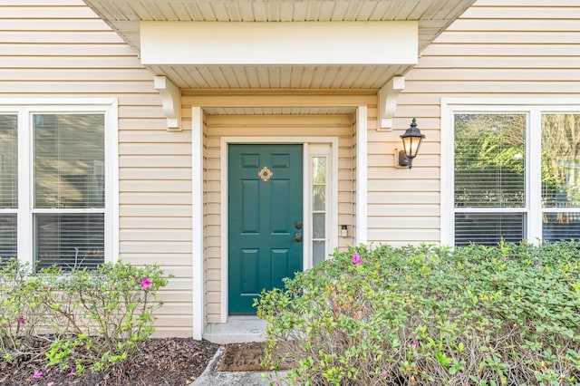 view of entrance to property