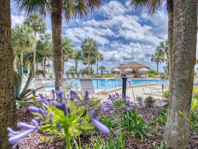 301 Premier Vista Way, Saint Augustine, FL 32080 - pool with a patio, fence, and a gazebo