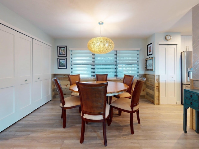 301 Premier Vista Way, Saint Augustine, FL 32080 - dining room featuring a notable chandelier and light wood finished floors