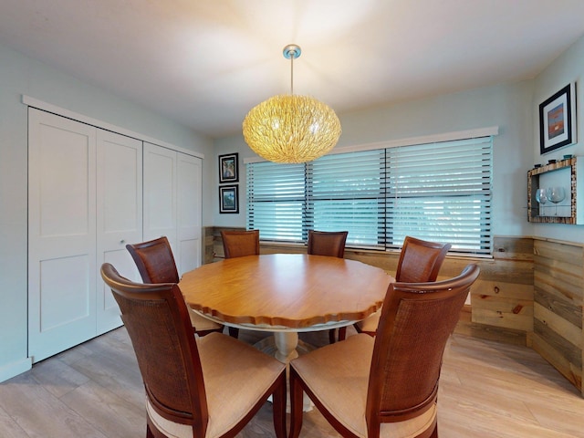 301 Premier Vista Way, Saint Augustine, FL 32080 - dining room featuring light wood-type flooring and a notable chandelier