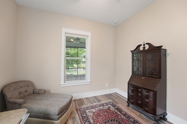 213 Pescado Dr, Saint Augustine, FL 32095 - sitting room with wood finished floors and baseboards
