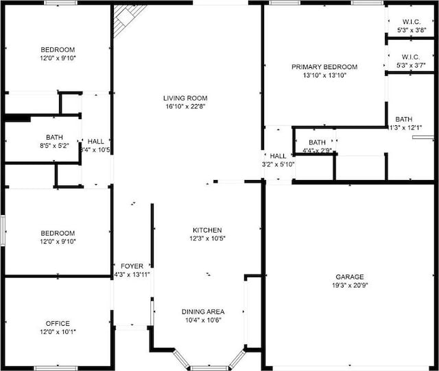 4053 Red Pine Ln, Saint Augustine, FL 32086 - view of floor plan / room layout
