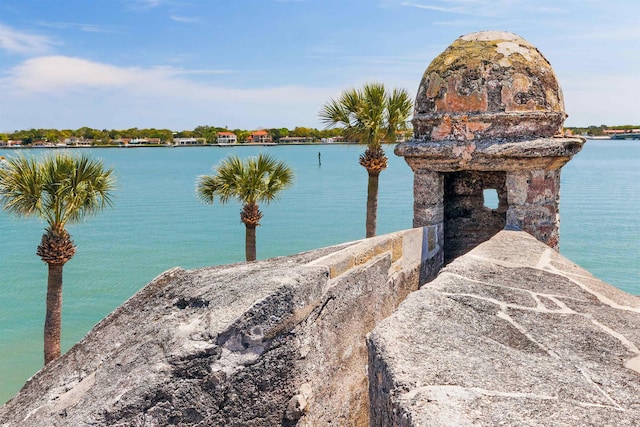 view of water feature