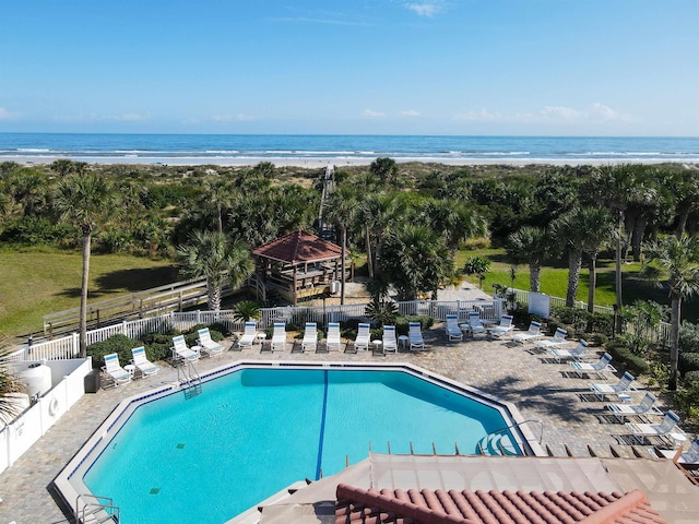 4250 S A1A Unit D33, Saint Augustine, FL 32080 - community pool with a water view and a patio