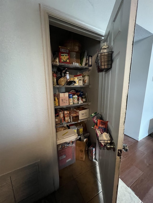 view of pantry