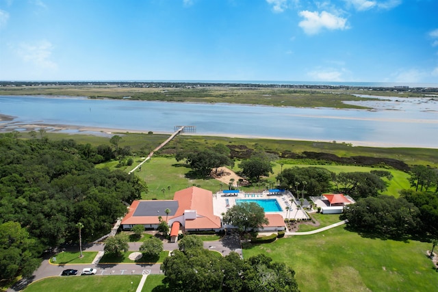 82 Andora St, Saint Augustine, FL 32086 - drone / aerial view with a water view